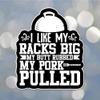 3" Grilling Grill Cook Meat Butt Rubbed Pulled Pork Racks Big Chef Man Backyard Party BBQ Laminated Laptop Sticker tablet laptop pc text gift perfect for tablet pc kindle tumbler mug and more view 2
