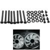 TECKEEN Metal Screw Kir PC Fan Mounting Screw Kit for Corsair Hydro, Metal Water Cooling Screws Replacement view 4