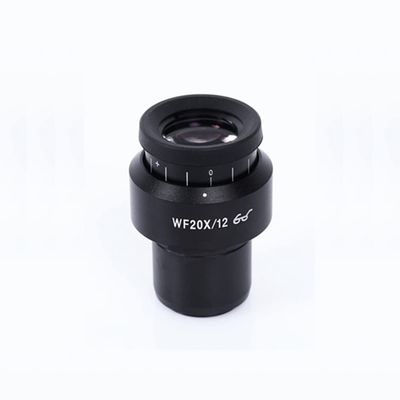 Lab Microscope Slides Microscope Eyepiece Magnification 20x Wide Field 30mm Mounting Size High Eyepoint Zoom Stereo Microscope Eyepiece Microscopio Ocular FOV 12mm Microscope Parts ( Color : 1PC )