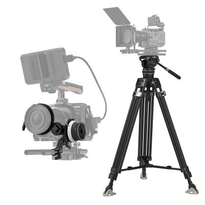 SmallRig mini Follow Focus Kit, with mini F40 Follow Focus 3010C, and FreeBlazer Heavy-Duty Carbon Fiber Tripod Kit AD-100 3989