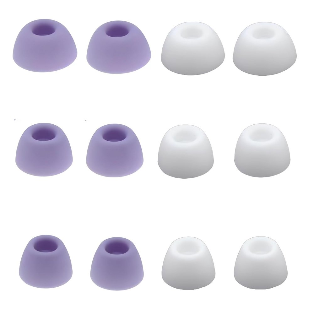 CYADCI Earbud Tips 6 Pairs S/M/L Earbud Covers Silicone Replacement Tips for Galaxy Buds 2 Pro Headphones,Replacement Rubber Earbud Tips Compatible with Samsung Galaxy Buds 2 Pro, Fit in Charge Case
