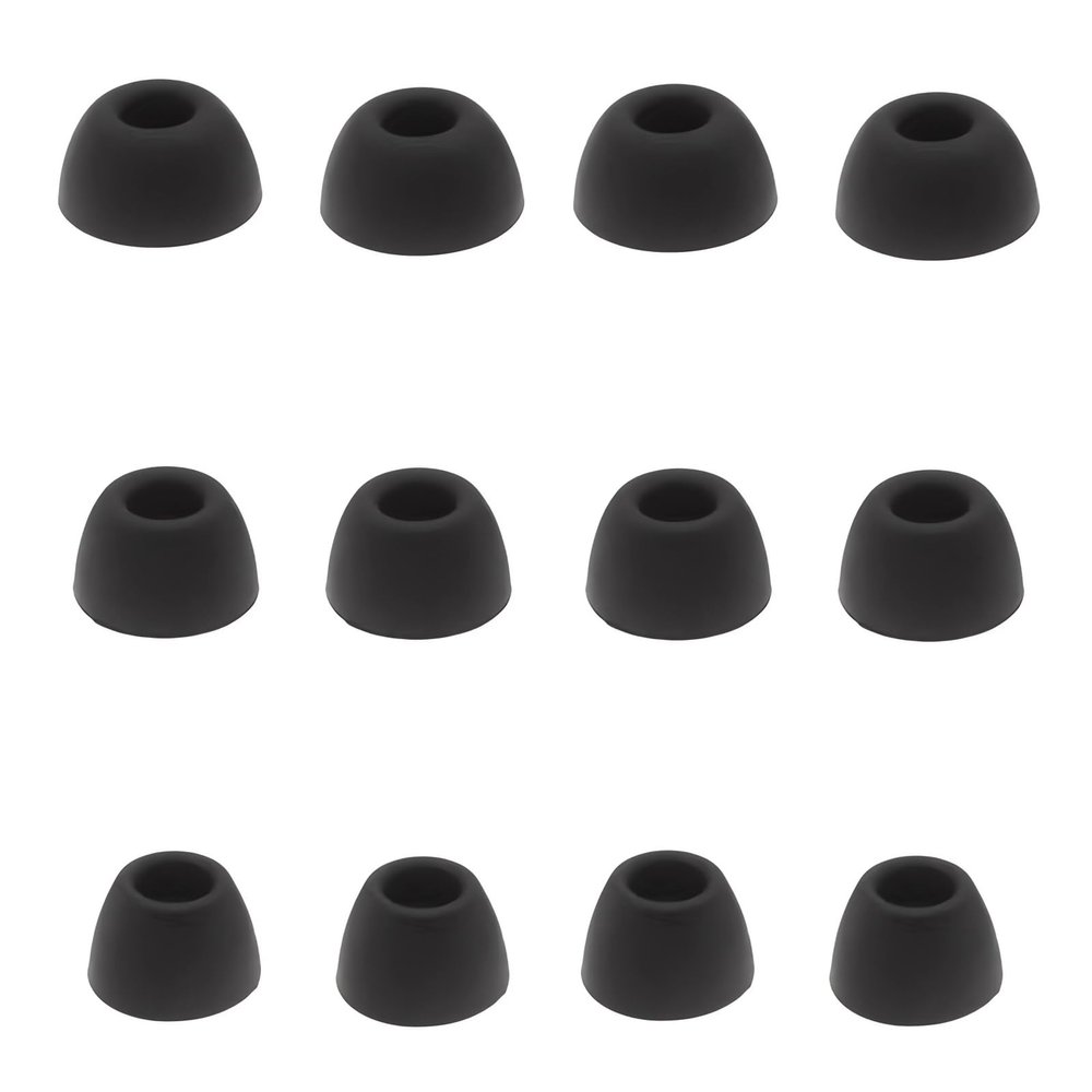 CYADCI Black Earbud Tips 6 Pairs S/M/L Silicone Replacement Tips for Galaxy Buds 2 Pro, Compatible with Samsung Galaxy Buds 2 Pro