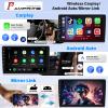 [2+64G] Android 13 Car Stereo for Hyundai Elantra 2016-2018 with Wireless Carplay&Android Auto,9 Inch Touch Screen Car Radio with GPS WiFi Bluetooth FM/RDS Radio SWC AUX-in+AHD Backup Camera view 3