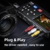 Unisheen Convert VHS to Digital-Compatible with VHS, VCR, DVR, DVD, Cassette, Hi8, Mini DV Players, Camcorder, Gaming Consoles with Remote Control view 4