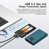 MAIWO M.2 NVMe PCIe RAID Enclosure, Dual Bay Enclosure for M.2 NVMe PCIe SSD with RAID0/1/PM/JBOD, USB 3.2 Gen2x2 Type-C 20Gbps Speed, 16TB Capacity (K2022R) view 2