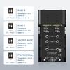 MAIWO M.2 NVMe PCIe RAID Enclosure, Dual Bay Enclosure for M.2 NVMe PCIe SSD with RAID0/1/PM/JBOD, USB 3.2 Gen2x2 Type-C 20Gbps Speed, 16TB Capacity (K2022R) view 3