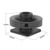 NovelGoal Threaded Hole Cold Shoe Holder Mount Adapter 1/4" for SLR Camera Cage Rig Tripod Flash Light Stand Mic Monitor Holder (2*Mount) view 2
