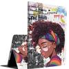 Case for Samsung Galaxy Tab A8 10.5 Inch 2022 Model (SM-X200/X205/X207), Multi-Angle Smart Stand Cover Auto Sleep/Wake for Galaxy Tab A8 10.5" 2022African American Women Graffiti view 1