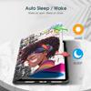 Case for Samsung Galaxy Tab A8 10.5 Inch 2022 Model (SM-X200/X205/X207), Multi-Angle Smart Stand Cover Auto Sleep/Wake for Galaxy Tab A8 10.5" 2022African American Women Graffiti view 3