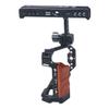 BGNing Cage with Silicone Handgrip and Cold Shoe XT5 Camera Cage ARCA Tripod Mount 1/4 3/8 Compatible with X-T5 Wooden Grip Extension Stabilizer Rig (Cage w Top Handle) view 4