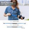Mirrorless Camera Neck Strap with Quick Release Buckles, Adjustable Shoulder Sling Strap for Sony A7C II A7 IV III A7R V IV ZV1 ZV-E10 Canon EOS R100 R50 M50 M6 Nikon Z30 Z50 Z6 Z7 II & More (Black) view 4
