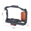 BGNing Cage with Silicone Handgrip and Cold Shoe XT5 Camera Cage ARCA Tripod Mount 1/4 3/8 Compatible with X-T5 Wooden Grip Extension Stabilizer Rig (Cage w QR V Board) view 2