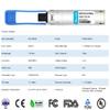 40G QSFP+ PLR4 PSM for Dell 407-BBQV 4 x 10GBASE-LR 40GBASE QSFP+ PLR4 1310nm 10km DOM MTP/MPO-12 SMF Optical Transceiver Module view 2