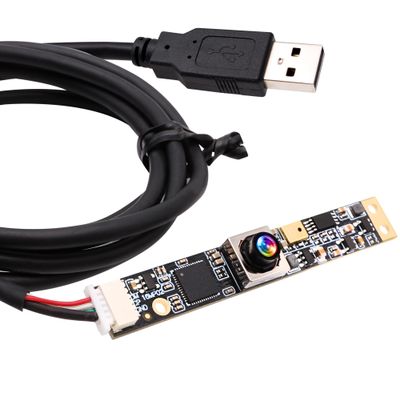 ELP 16MP Autofocus USB Camera with Microphone for Computer Mini UVC USB2.0 Lightburn Camera Micro USB Security PC Camera Module Laser Engraver Webcam Board (100degree No Distortion Lens)