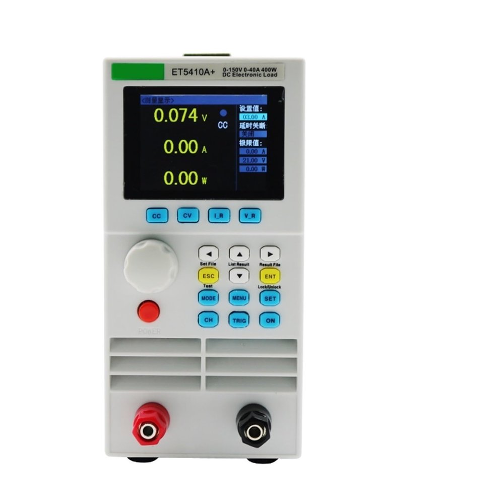 Single/Dual Channel Programmable DC Electronic Load Battery Capacity Tester, 400W 150V/500V (Size : ET5410A Upgrade Set)