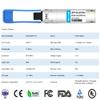 40G QSFP+ PLR4 PSM for Intel E40GQSFPLR 4 x 10GBASE-LR 40GBASE QSFP+ PLR4 1310nm 10km DOM MTP/MPO-12 SMF Optical Transceiver Module view 2