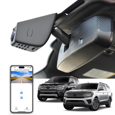 Mangoal 4K Dash Cam Custom fit for Ford Expedition/Expedition MAX 2018-2025, XLT Limited Timberline King Ranch Platinum, Integrated OEM Look, UHD 2160P Video, Easy to Install, App & WiFi, 64GB Card