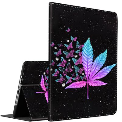 Case for iPad Mini 6 2021 8.3 Inch, Multi-Angle Smart Stand Cover Auto Sleep/Wake for iPad Mini 6th Generation 8.3 InchWeed Butterfly