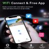Dash Cam Front and Rear,4K+1080P WiFi Dual Dash Camera for Cars with App, 3" IPS Dashboard Camera Recorder,Night Vision,24H/7 Parking Mode, Loop Recording,170 Wide Angle,Free 64GB SD Card view 3