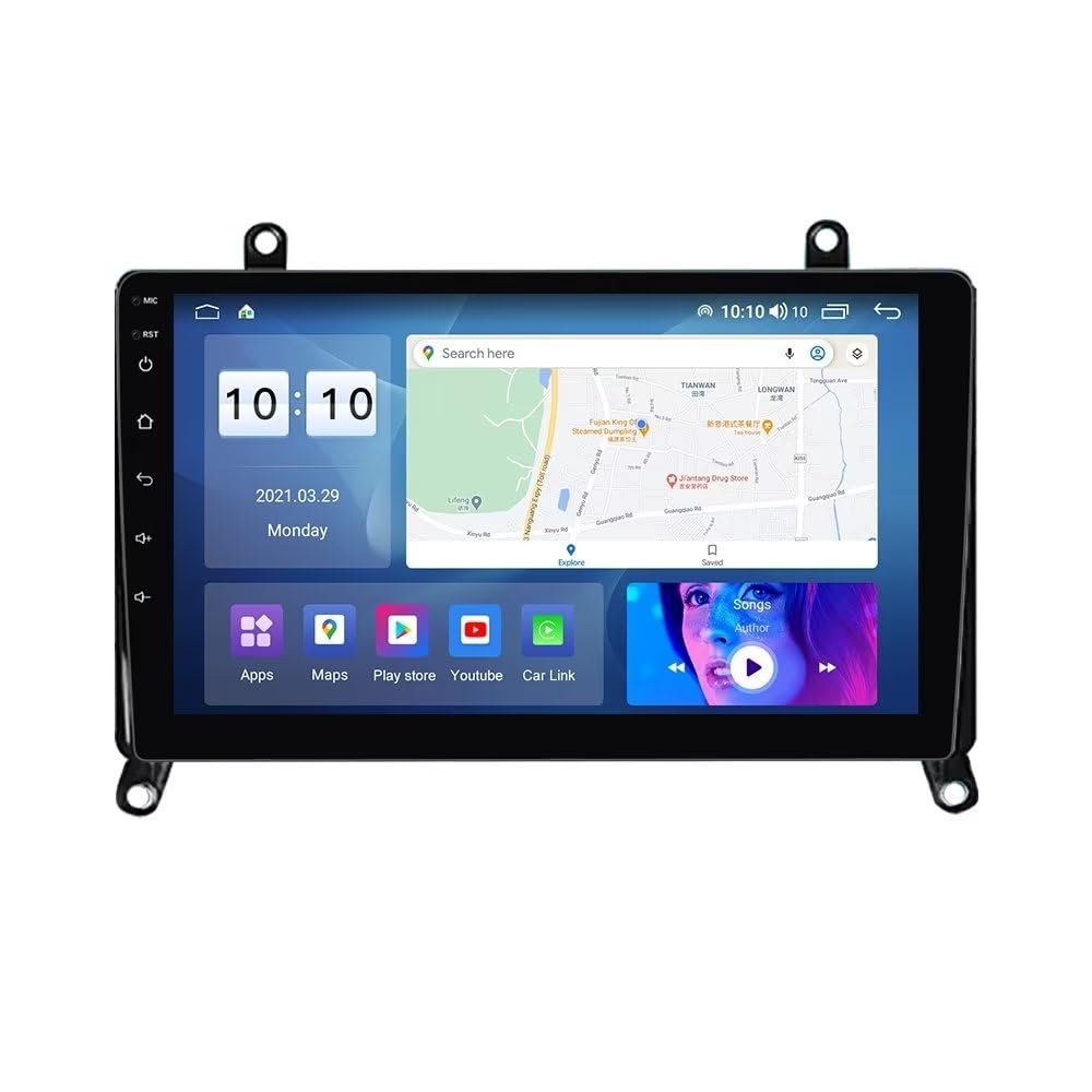 1280x720 9" IPS Touch Screen Android Car Stereo for Toyota Hiace H300 VI 6 GranAce I 1 2019 2020 2021 2022 Car Radio Built-in Car-Play Android Auto GPS Navigation Dash Kit