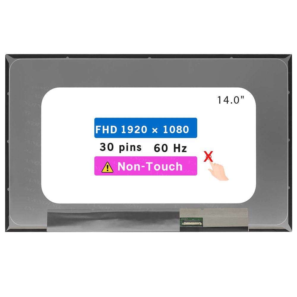 14.0" Screen Replacement for ASUS Zenbook UX433FLC-A Series LCD Display Panel 30 pin (FHD 1920 * 1080 Non-Touch)