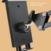 Tablet Floor Stand, 360 Degree Rotatable Tablet Holder Phone Stand, Universal Adjustable Overhead Bed Phone Stand for 4 to 11 Inches Devices Black view 4