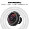 JTLB Wide Angle Fisheye Security Camera Lens, 5MP, 185 View, 1.7mm Focal Length, F2.0 Aperture, C-Mount Compatible view 3