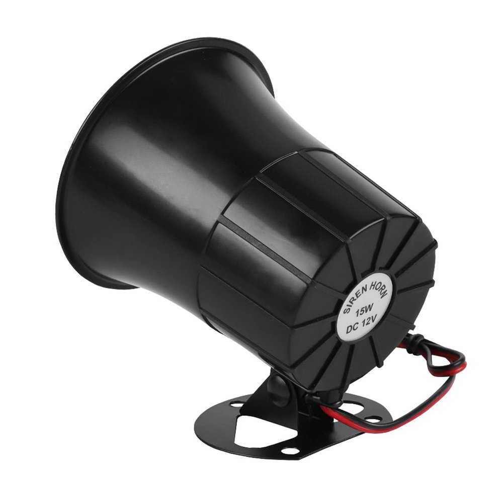 110 Volt Alarm Horn Siren 111111 115Db Dc 12V Wire Horn Alarm Siren Speaker Burglar Alarm System for Outdoor Security