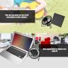 UPQRSG 3W 6V Outdoor Waterproof Appearance Solar Panel, 4 Inch Solar Portable Fan USB Cooling Kit Accessory, for Picnic, Outdoor Camping view 4