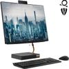 Lenovo IdeaCentre 5 23.8" FHD All-in-One Desktop, Intel Core i5-10400T Processor, 16GB RAM 1TB SSD, WiFi 6, Bluetooth, Webcam, Wireless Keyboard & Mouse, Windows 10 pro, Black view 2