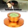 Turntable Stabilizer, Lp Record Weight Disc Stabilizer Record Weight Stabilizer Vinyl Record Player Clamp for Vibration Balanced(Gold) view 2