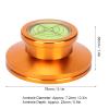 Turntable Stabilizer, Lp Record Weight Disc Stabilizer Record Weight Stabilizer Vinyl Record Player Clamp for Vibration Balanced(Gold) view 3