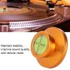 Turntable Stabilizer, Lp Record Weight Disc Stabilizer Record Weight Stabilizer Vinyl Record Player Clamp for Vibration Balanced(Gold) view 4