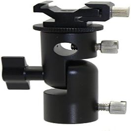 All Metal tilt Bracket with Flash Shoe clamp Multi Purpose Photo Studio Mount