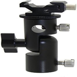 All Metal tilt Bracket with Flash Shoe clamp Multi Purpose Photo Studio Mount