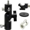 All Metal tilt Bracket with Flash Shoe clamp Multi Purpose Photo Studio Mount view 2