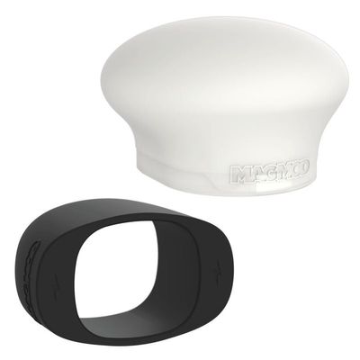 MagMod MagSphere 2 & MagGrip 2 Bundle, Magnetic Flash Diffuser Kit for On-Camera Photography, Modular Lighting Control System, Compatible with 99% of All Speedlites