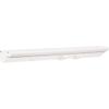 18-1/2" High Output Direct Voltage Series Lighted Power Strip, Single-White, 600 Lumens/Fixture, White Finish, Daylight 5000K view 1