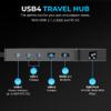 SABRENT USB4 Hub, Travel Dock Hub with 2 USB-C Ports, 1 USB-A Port, HDMI 2.1, 2.5GbE and 85W PD 3.0 [HB-U4HP] view 2