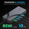 SABRENT USB4 Hub, Travel Dock Hub with 2 USB-C Ports, 1 USB-A Port, HDMI 2.1, 2.5GbE and 85W PD 3.0 [HB-U4HP] view 3