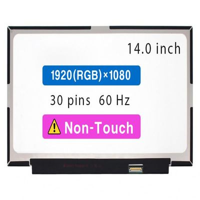 14.0" Screen Replacement for ASUS Zenbook UX425E LCD Display Panel 30 pin (FHD 1920 * 1080 Non-Touch)