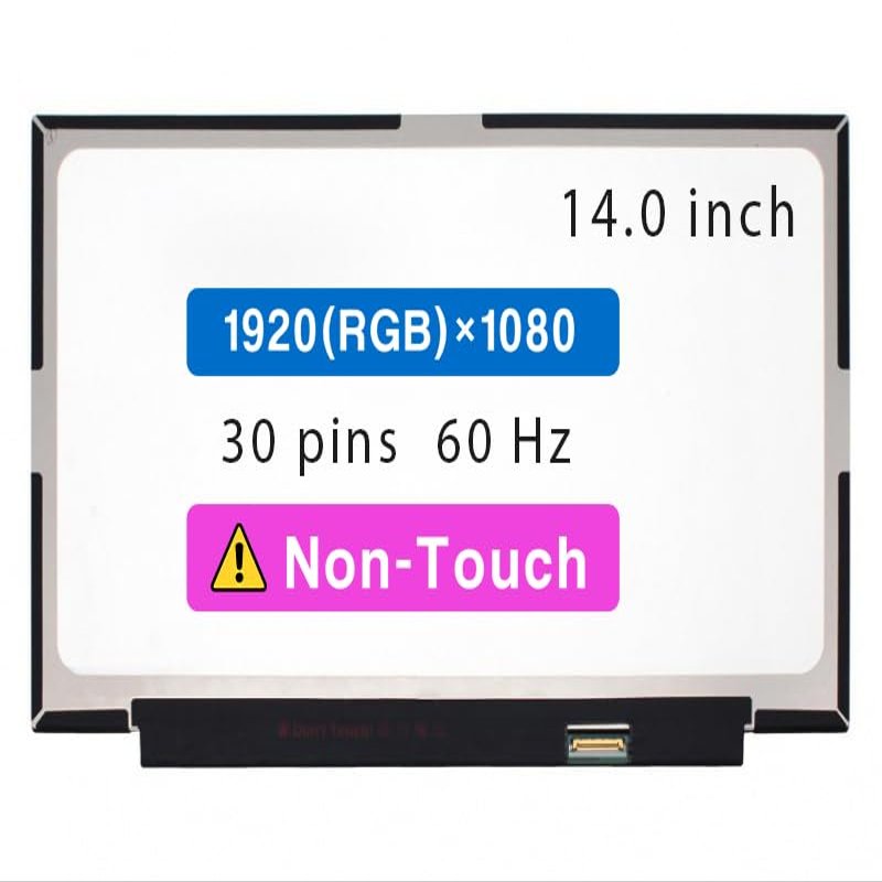 14.0" Screen Replacement for ASUS Zenbook UX425E LCD Display Panel 30 pin (FHD 1920 * 1080 Non-Touch)