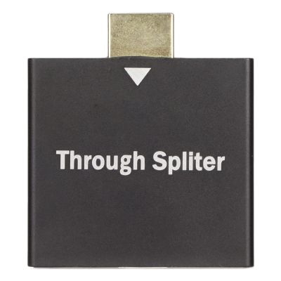 Zopsc 1x2 HD Splitter, 1080P HD Output, Video Audio Synchronization On Screen, Aluminum Alloy, Supports HDTVs, Monitors, Projectors, Laptops