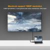 Zopsc 1x2 HD Splitter, 1080P HD Output, Video Audio Synchronization On Screen, Aluminum Alloy, Supports HDTVs, Monitors, Projectors, Laptops view 3