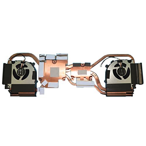 Laptop FM2J FM2K CPU GPU Fan&Heatsink for CLEVO PB70DDS PB70 PB70DF PB70EF PB70DD2 6-31-PB7DN-101 DFS2004059P0T-FM2J DFS2001059P0T-FM2K DC5V 0.5A New
