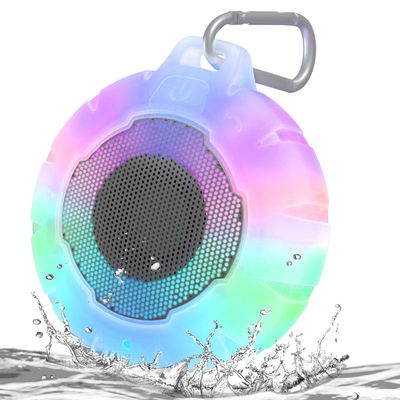 HEYSONG Waterproof Shower Bluetooth Speaker, Durable & Portable with Clear Sound, Ideal for Shower, Pool, Beach & Kayaking Great Gift for All Ages