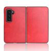DirectNine Basics Phone Case for Microsoft Surface Duo 2, Faux Leather Bumper Case, Non-Slip Shockproof, Red view 1