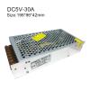 ISSUA Power Supply 5V 5A 6A 10A 20A 30A AC DC Power Supply Pc Source Converter 220V to 5V Power Supply for CCTV LED Television Nicely (Color : 5V 30A) view 2