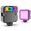 Altson Magnetic RGB Led Video Light LED Camera Light 360 Full Color Portable Photography Lighting Whit 3 Cold Shoe2000mAh Rechargeable CRI 96+/2500-9900K/13 Scene (Black) view 1