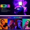 Altson Magnetic RGB Led Video Light LED Camera Light 360 Full Color Portable Photography Lighting Whit 3 Cold Shoe2000mAh Rechargeable CRI 96+/2500-9900K/13 Scene (Black) view 3
